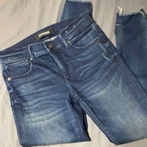 Ankle Legging Mid Rise Jeans